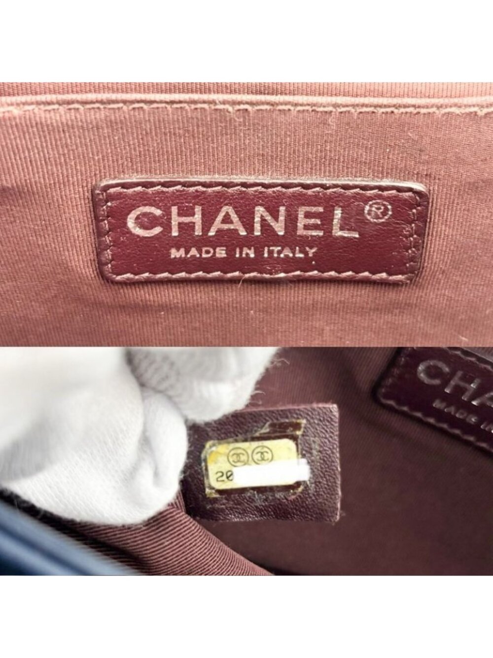 Chanel Shoulder Bag Boy Chain Chevron Crossbody - Picture 5 of 9